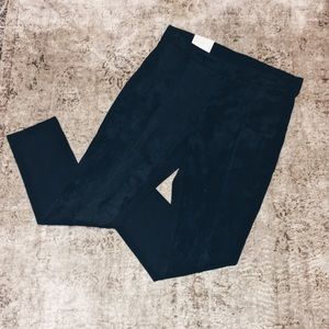 Calvin Klein faux suede power stretch leggings